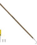 60 Inch Triangle Garden Hoe With Long Handle For No Bend Weeding Push Pull Motion That Zaps Weeds Fast Across Beds And Rows Durable Triangle Head