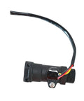 Dope Residential Water Flow Sensor For Home Use With High Sensitivity And Rugged Build That Detects Tiny Flow Changes To Stop Unstable Heating Cycles Save Water And Keep Your Plumbing Running Smooth. Black plastic water flow sensor with cable and threaded end for home heating lines