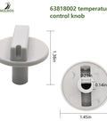 Temp Control Knob For TPI 63818002 Replacement Parts Two Pack Beefy Heavy Duty High Temperature Resistant Wear Resistant