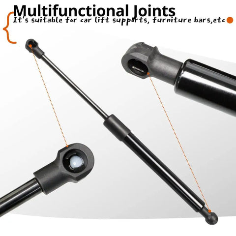 Gas Spring End Fittings Replacement Ball Stud Socket Joint M6 Female 10mm Thread Lift Support Connectors 4 Pack Durable PA66 Material Easy Install No Drilling Needed Plug And Play on gas strut ends