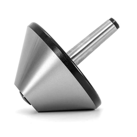 Side view of 6 Inch Bull Nose Live Center MT3 For Lathe 75 Degree Morse Taper 150 Millimeter Diameter Heavy Duty Alloy Steel Heat Treated Rc 60 62