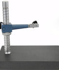 Granite Comparator Stand With 12 Inch By 8 Inch Base And 10 Inch Steel Post Rock Solid Support With Adjustable Articulated Arm Mount