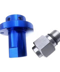 Heavy Duty High Temperature Rotary Union And Rotary Joint Closed Seal for coolant transfer, blue and silver components.