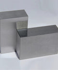Two 1x2x3 inch hardened steel machinist milling blocks, no holes, matched pair