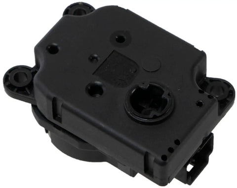 Straight Up Oem Style Hvac Air Door Actuator For Recirculation Mode Switch Climate Control Flap Motor, black actuator front view.