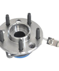 Wheel hub assembly with ABS and sealed ball bearing for 1991-1999 Chevy Buick Cadillac Pontiac Oldsmobile, front view