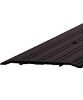 68395 Beefed-Up Aluminum Commercial Flat-Profile Threshold Bronze Finish For High-Traffic Doors Draft Protection, angled view