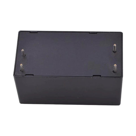 Top view of Rock Solid Industrial AC DC Switching Power Supply 12 Volt 10 Watt Converter with 4 pins, compact design.