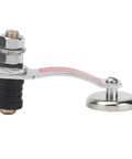 Heavy Duty Magnetic Welding Ground Clamp with Massive Suction Grip Rock Solid Copper And Iron Build For 60 KG Pull Force, detailed view of connection.