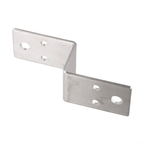 Beefed Up Heavy Duty Z Bracket Corner Connector For Cabinet Shelves Rustproof Stainless Steel Thickened 2.5mm Plate 40mm Mounting