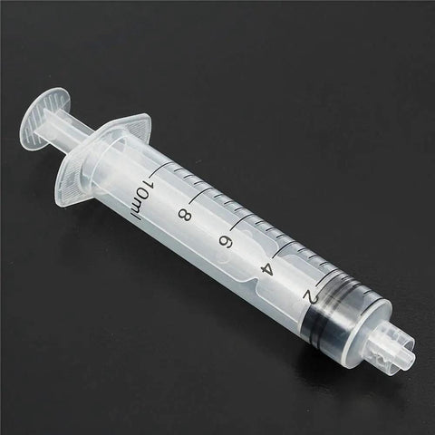 3 Pack 10Cc Syringe Flux Dispenser For SMT SMD PCB Solder Paste Adhesive Glue Liquid Welding Fluxes With 3 Needle Caps shown