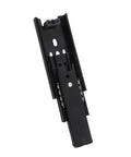 Soft Close 4 Inch Drawer Slides Steel Guide Rails Zinc Plated 2 Pack For Kitchen Cabinets And Wardrobes, black steel finish