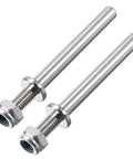 Beefy Steel Landing Gear Drive Shaft Axle For RC Airplane With Nuts Five Thirty Second Inch Diameter By One Point Seven Inch Length Includes Two Pack