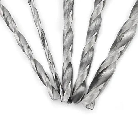 Five Piece Extra Long High Speed Steel Drill Bit Set With Long Shank For Wood Plastic Aluminum And Composite Materials HSS Twist Drill Bits