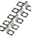 Beige Terminal Block Jumper Kit For 20 Amp Blocks - 2400 Series - 1000A Interrupt Capacity - 5-Pack, showing metal jumpers