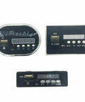 Three models of 12V Kids Electric Car Music Board With USB MP3 Player Chip for Ride On Toys.