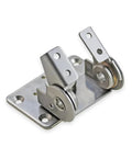 Amazon stainless steel adjustable torque hinge with dual axes mounted on a metal mounting plate, 1 piece