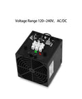 Top Shelf Compact Cabinet Air Conditioner Housing Killer Fast Heat Ceramic Heater with stealth fan and wiring connections.