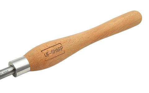 5/8 Inch Bowl Gouge For Wood Lathe crafted from M2 cryogenic steel with long beech handle for smooth wood turning.