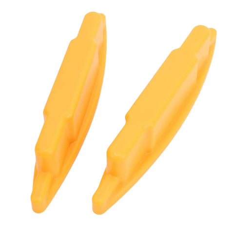 Hilitand Magnetic Stud Finder with Strong Magnet Feature, two yellow plastic tools for precise wall detection.