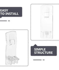 Easy install and simple structure showing Beefy Heavy Duty Shelf Pegs 50 Pack L Shaped Cabinet Shelf Support Clips for Wood Shelving
