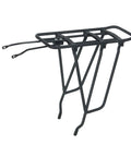 Rear Bike Rack Cargo Carrier For Most Bikes 75 Kg Load Capacity Aluminum Iron Frame Heavy Duty Luggage Rack For Mountain And Road Bikes