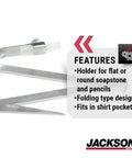 Tough As Nails Aluminum Contour Radius Marker That Slips Right In Your Pocket Or Tool Belt with holder for soapstone.