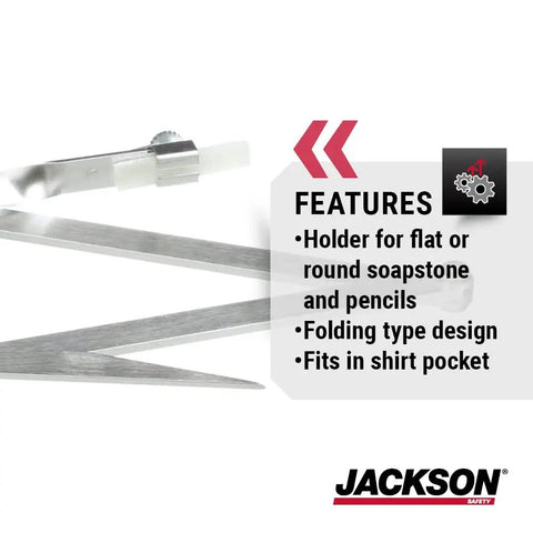 Tough As Nails Aluminum Contour Radius Marker That Slips Right In Your Pocket Or Tool Belt with holder for soapstone.