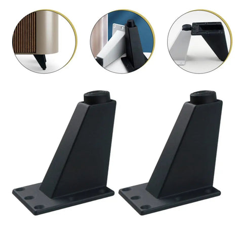 Adjustable Aluminum Table Legs Set Dope Height Adjustable Furniture Feet For Cabinets Chairs And Sofas Two Pack