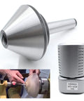 4 Inch MT3 Bull Nose Live Center For Lathe Morse Taper 75 Degree Hollow Turning High Strength 40Cr Steel HSS Construction