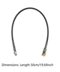 Beast Mode Heavy Duty Anti Knot Air Hose With Steel Brass Fitting 20 Inch Compressor Line flexible tubing for pneumatic use.