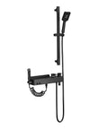 MXJIAYDNX Rain Shower System Black Shower Faucet Set Brass Shower Combo Set Wall Mounted with Handheld Shower and Tub Spout