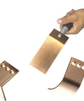 Copper Spoon Welder Tools Set For MIG Welding Copper Plate Backers, 2mm Red Copper Plate, Flat Curved And Angle Copper Paddles