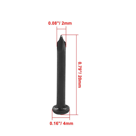 Heavy Duty Carbon Steel Cement Nails Dang Tough For Structural Builds Sharp Point Tips Rock Solid Hold 100 Count with sharp point