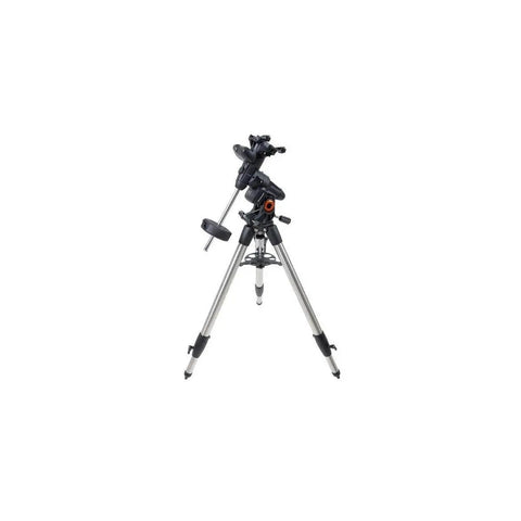 Advanced VX 6-Inch Refractor GoTo Telescope With Computerized Mount For Planetary Imaging And Bright Deep-Sky Viewing shown upright on tripod