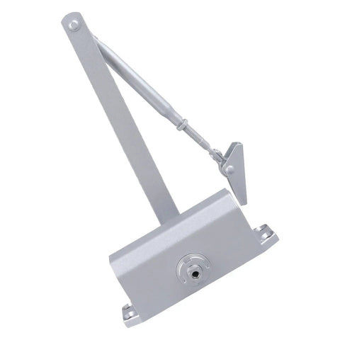 Hydraulic Automatic Door Closer For Interior Doors No Hassle Quiet Soft Close, Stainless Steel Build, Adjustable Closing Speed