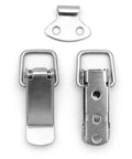 Stainless Steel Spring Loaded Toggle Latch 4 Pack Dope Cabinet Box Chest Lock Clips With Premium Screws Set Front View