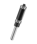 Top Tier 1 Inch Double Bearing Trimming Router Bit For Laminate And Woodworking Uses, High Strength Carbon Steel Cutter with smooth edge.