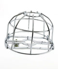 Super Heavy Duty Chrome Fire Sprinkler Head Guard With Tough As Nails Impact Shield Cover for wall-mounted protection.