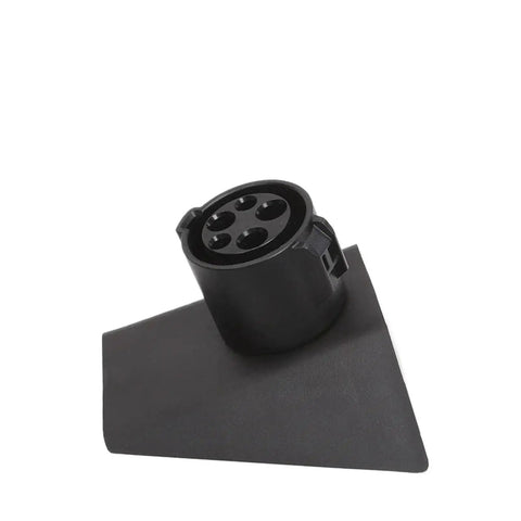 Superior Charging Adapter Storage Box For Tesla Cybertruck Cable Hanger Dock Rock Solid Center Console Organizer showing adapter holder for 2024-2025.