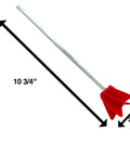Paint Mixer Drill Attachment Helix Mixer For One Gallon Of Paint Epoxy Resin Silicone With Even Flow Stirrer Paddle Delivers Consistent Mix For All Three Eighths Inch And Larger Drills Pro Grade, measuring 10 3/4" by 2 1/2"