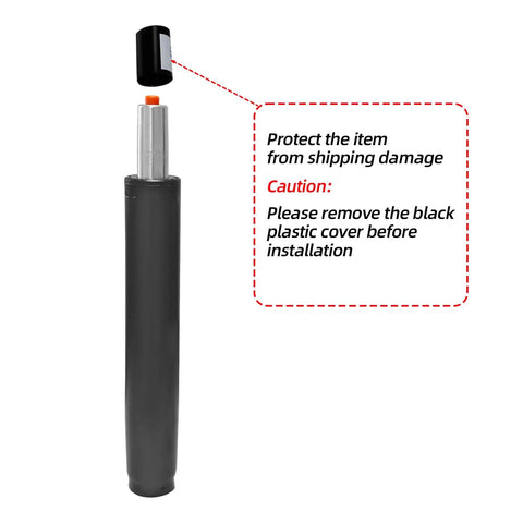 Heavy-Duty Gas Lift Cylinder For Office Chair, Gaming Chair And Stool Replacement Parts, 14 To 22 Inch Length, 8 Inch Stroke, Black