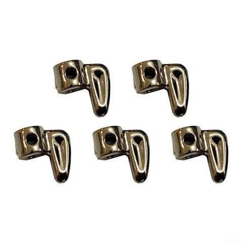Built Tough Metal Fishing Reel Backstop Switch Replacement Spinner Wheel Repair Kit Dark Gray metal parts set of five for fishing reels.