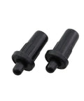 Top Shelf 30 Pack Of 25 Millimeter Black Spring Loaded Spacer Pins And Pivot Shafts For Heavy Duty Furniture Connectors No Fuss Cabinet Door Repair Parts Slick Telescopic Action Handled Fast, two black plastic pins