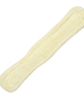Memory Foam Dressage Girth With Sherpa Fleece Clik Buckle Black 26 Inch Ride Ready Ergonomic Comfort, fleece close-up view