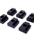 Five T-nuts from All-In-One 58 Piece Heavy-Duty T Slot Clamping Kit for Milling Machines Fits 5/8 or 1/2 T Slot Tables