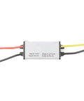 12V To 8.4V DC Buck Regulator Power Converter For Automotive Use, 2A Output At 16.8W with color-coded input and output wires