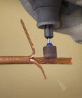 EZ SpeedClic Sanding Bands And Mandrel Set With Two 13 Mm Sanding Bands Grit 60 And 120 Plus One EZ SpeedClic Mandrel smoothing copper pipe