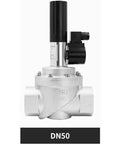 Emergency Gas Solenoid Valve With Threaded DN25 DN32 DN40 DN50 Connections 0.1 MPa Cut Off Linkage For Commercial And Industrial Gas Systems Durable Grade Safety Shutoff Valve For Easy Install And Reliable Performance, DN50 threaded metal valve