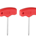 Torx Screwdriver Set T15 CR V Steel T Handle Star Key Wrench For CNC Lathe Tool Holder 2 Piece Ergonomic Grip